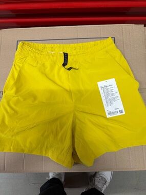 lululemon athletica Men’s Bright Yellow Athletic Shorts